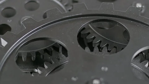 Perfect and Infinite Cogs Wheel Teamwork Stock Footage 305199740