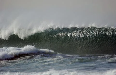 Perfect breaking wave Stock Photos