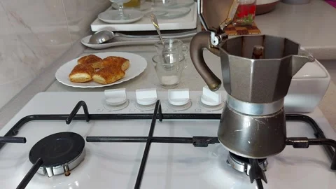 Perfect Brew. Coffee Boiling Tips Video stock 303414276