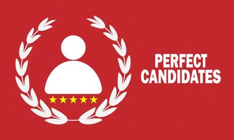Perfect Candidates Concept vector illustration Stock Illustration