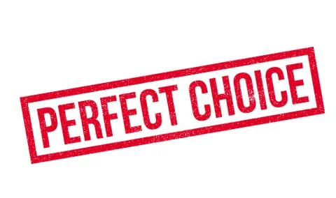 Perfect Choice rubber stamp Stock Illustration