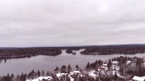 Perfect combination of the Lake view with complexity of Natural Creation Stock Footage 231261066