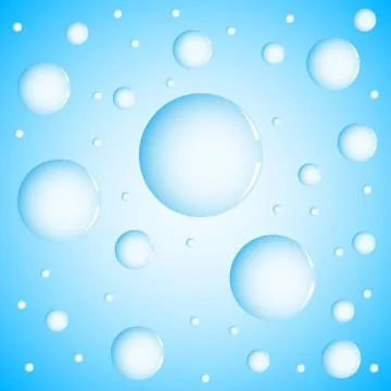 Perfect design of water bubbles vector illustration Illustrazione stock