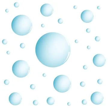 Perfect design of water bubbles vector illustration Stock Illustration
