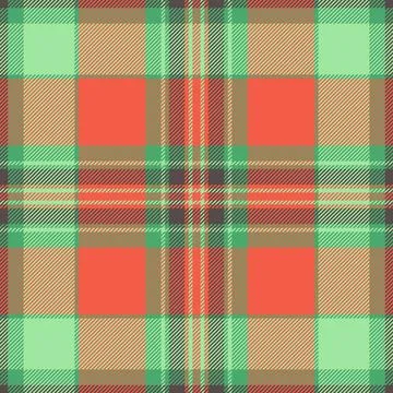 Perfect fabric vector plaid, yard seamless texture pattern. Masculine check.. Stock Illustration