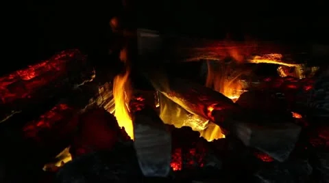 Perfect Fire - Background - Wide 2 Stock Footage 20592457