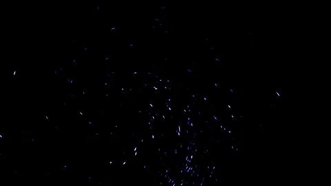 Perfect fire particles embers texture. Abstract flying sparkle overlays on ba Stock Illustration