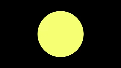 Perfect Flat Vibrating Circle Color Transition Loop Graphic Stock Footage 337324516