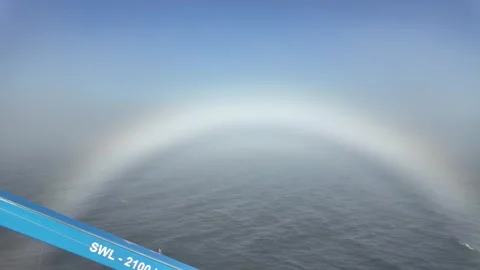 Perfect Fogbow Stock Footage 344346077
