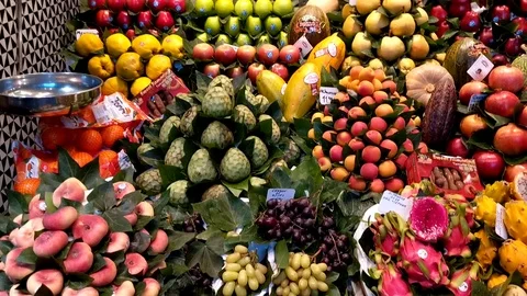 Perfect Fruit Stand 스톡 동영상 96702237