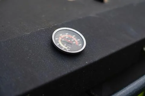 The Perfect Grilling Temperature Stock Photos