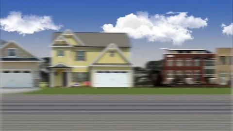 PERFECT LOOP - ROAD TRIP CITY DAY PAN Stock Footage 72390027