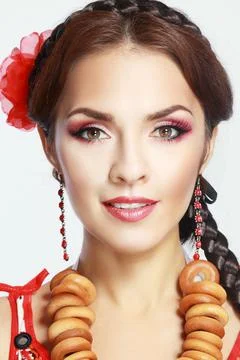 Perfect make up Stock-Fotos