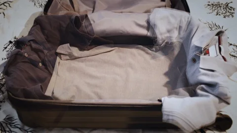 Perfect packing suitcase solution for a long trip Vidéo 112317005