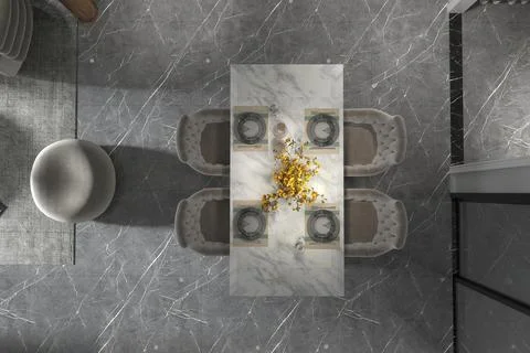 The Perfect Pairing Harmonizing Dining Room Chairs and Tables for Seamless .. Stock-Illustration