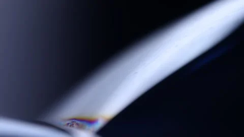 Perfect physical forms on black background, beautiful science Stock Footage 302008103