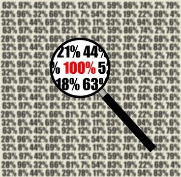 Perfect score Stock Illustration