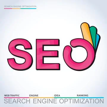 Perfect search engine optimization Stock Illustration
