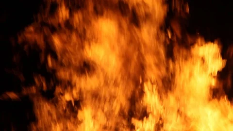 Perfect set of flames Stock Footage 122803845
