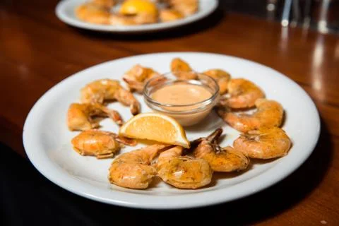 The perfect shrimp appetizer. Foto stock