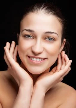 Perfect skin complexion Stock Photos
