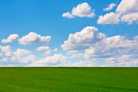 Perfect sky and sun Stock Photos