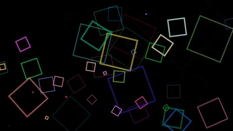 Perfect Squares Popping Up Seamless Loop Video stock 119973197