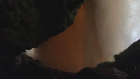 The perfect studio water falls Stock Footage 146326525