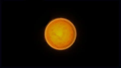 Perfect sun with glowing effect on the sky Stock Photos