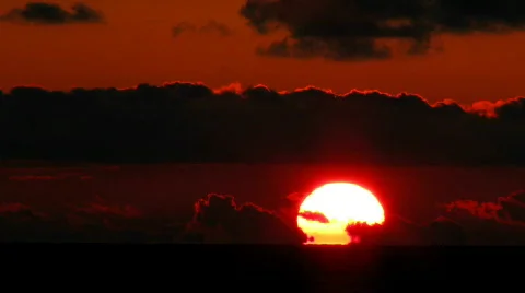 Perfect sunset Stock Footage 693182