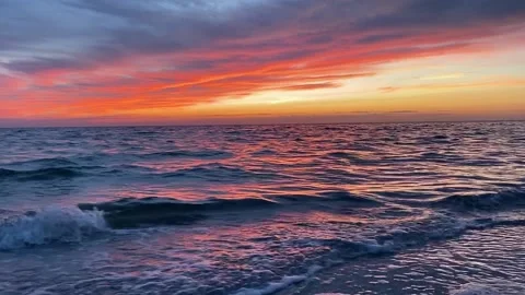 Perfect sunset Stock Footage 156164656