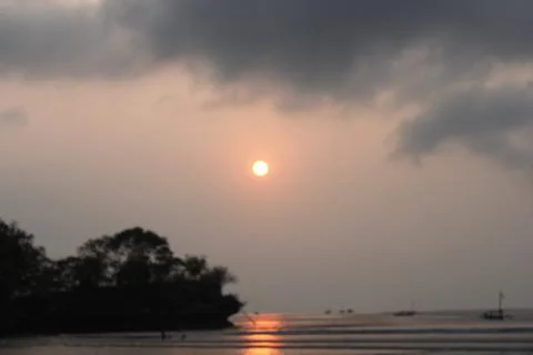 Perfect Sunset 스톡 사진