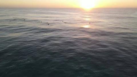 Perfect surf drone shot Stock Footage 235581682