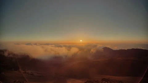 Perfect Time Lapse Dawn, High Altitude HDR, Flawless Stock-Footage 58488326
