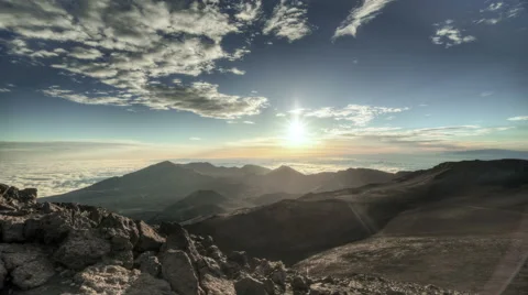 Perfect Time Lapse Dawn, High Altitude HDR, Flawless Vidéo 59554439