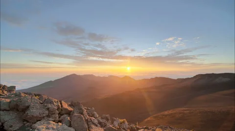 Perfect Time Lapse Dawn, High Altitude HDR, Flawless Vidéo 61939011