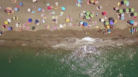 A perfect view at the beach. Stock Footage 93743756