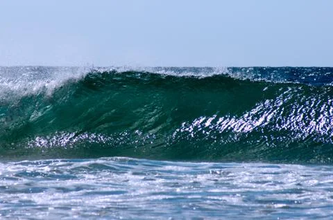The perfect wave of the summer Stock Photos