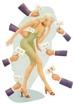 Perfection defect beauty Stock Illustration