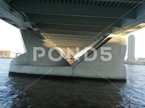 Perfection of under bridge Stock Photos