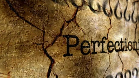 Perfectionism grunge concept Stock Footage 70691957