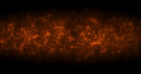 Perfectly flames horizontal loop on black background moving, heat and danger Stock-Footage 284233726