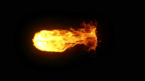 Perfectly looped torch fire / campfire burning Stock Footage 85881935