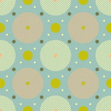 Perforated circle seamless pattern 스톡 일러스트