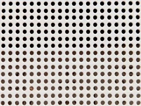Perforated Computer Case Panel Stock Photos