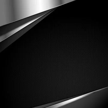 Perforated dark background with metal inserts - Vector イラスト素材