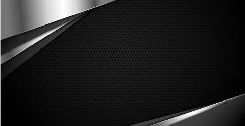 Perforated dark background with metal inserts - Vector イラスト素材