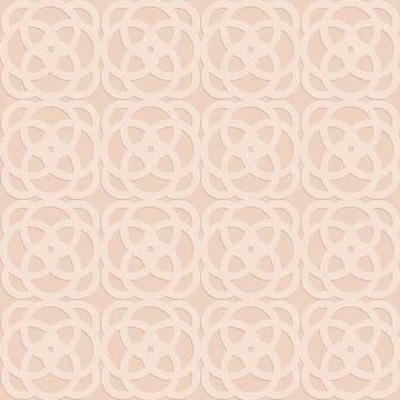 Perforated embossed seamless pattern, Arabic arabesque style in design, decor Stock Illustration