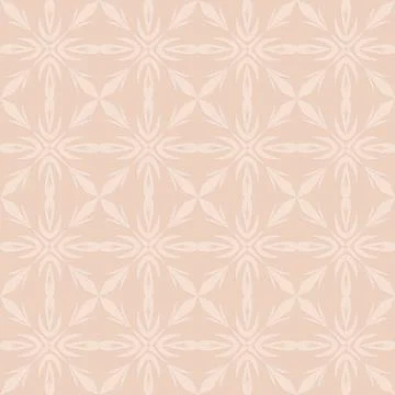 Perforated embossed seamless pattern on beige background, Arabic arabesque st Stock Illustration