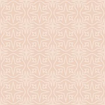 Perforated embossed seamless pattern on beige background, Arabic arabesque de Illustrazione stock